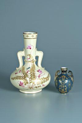 Two aesthetic movement vases porcelain  9290f