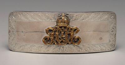 English silver military pouch cover  92d83