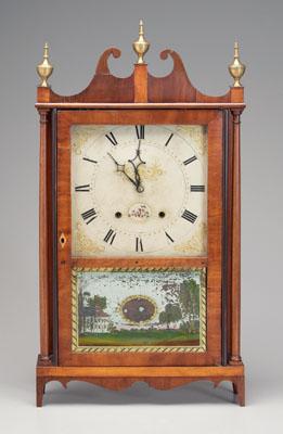 Eli Terry pillar-and-scroll clock,