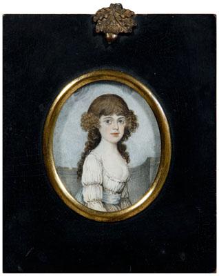 19th century miniature portrait,