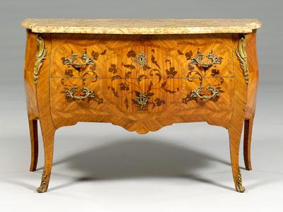 Louis XV style marquetry commode  92e93