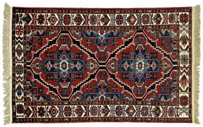 Finely woven Baktiari rug, two