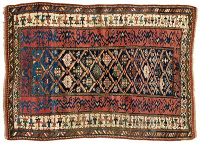 Caucasian rug, central panel with