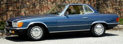 1985 Mercedes Benz 500SL Gray 92ee1