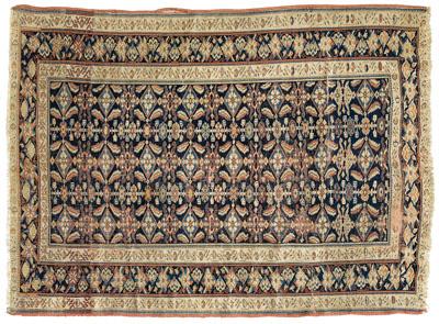 Persian rug, rows of diamonds and