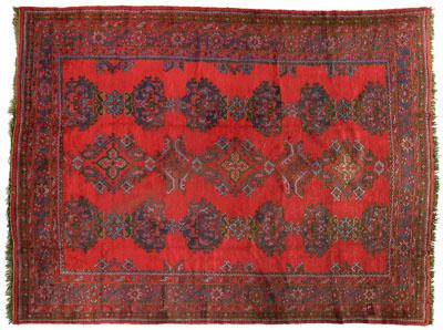 Oushak rug repeating geometric 92efe