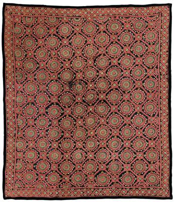 Embroidered wall hanging, central