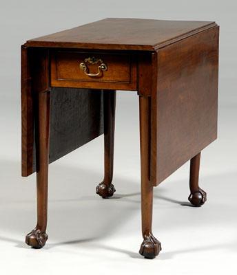 Chippendale mahogany drop leaf