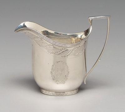 English silver creamer helmet 92f1c