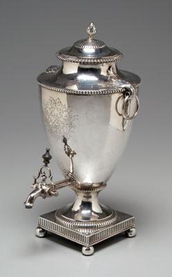 George III English silver urn  92f23