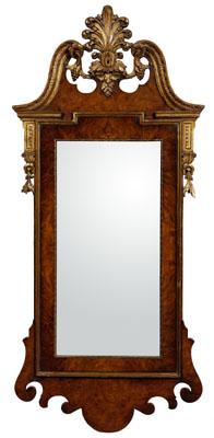 Chippendale style parcel gilt mirror  92f34