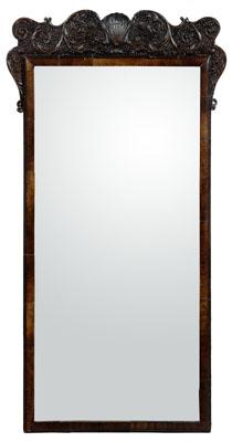 Irish Chippendale mahogany mirror,