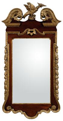Chippendale style parcel gilt mirror  92f36