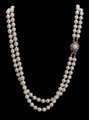 Pearl necklace double strand  92bc0