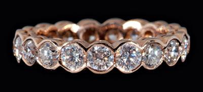 Diamond eternity band, 19 round