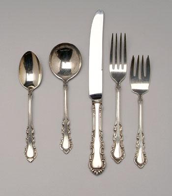 Georgian Rose sterling flatware,