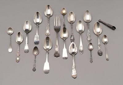 90 pieces sterling flatware: cheese
