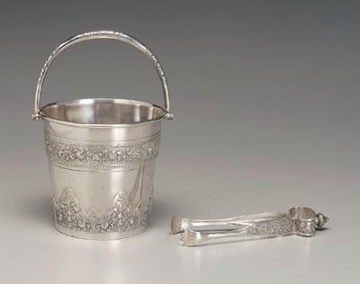 Silver ice bucket tongs ice bucket 92bee