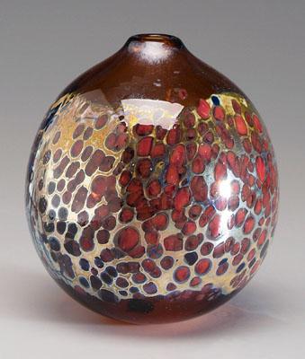 Richard Ritter ovoid art glass 92c07