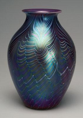 Orient Flume art glass vase  92c1e