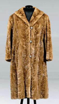 Mink fur coat three quarter sleeves  92c42