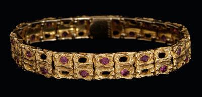 Tiffany gold ruby bracelet 14 92c4c