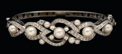 Diamond pearl bracelet 14 kt  92c55