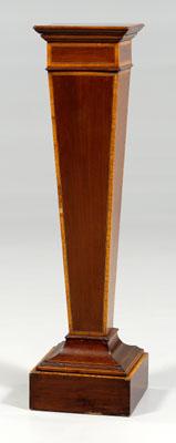 Edwardian inlaid mahogany pedestal  92c62