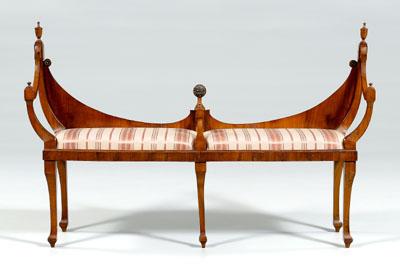 Biedermeier style window bench  92c92