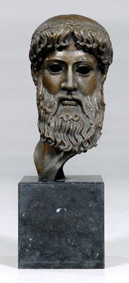 Hellenic style bronze sculpture,