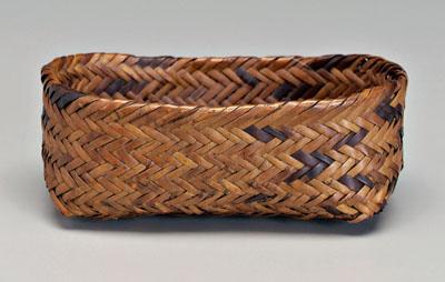 Rare Cherokee river cane basket,