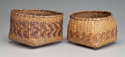 Two Cherokee river cane baskets  92d10