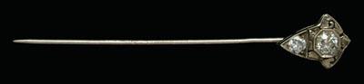 Vintage diamond stick pin, one