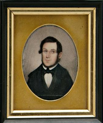 19th century miniature portrait  9316f