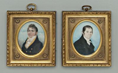 Two British miniature portraits  93171