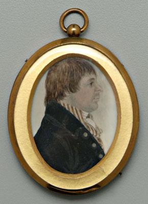 19th century miniature portrait  93172