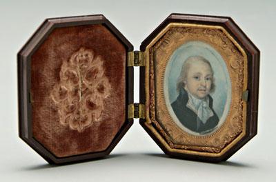 18th century miniature portrait  93173