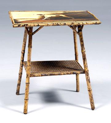 Victorian bamboo side table top 93180