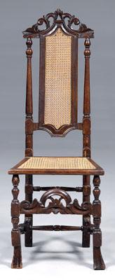 William and Mary caned side chair  93184