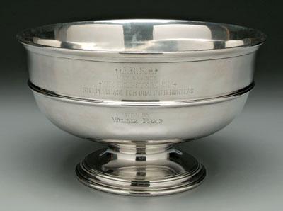 Sterling steeplechase trophy bowl  9319d