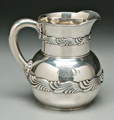 Tiffany sterling water pitcher,