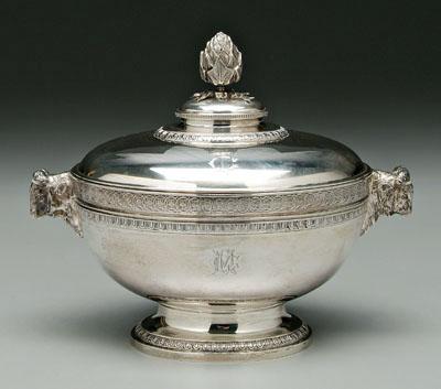 Tiffany sterling sauce tureen,