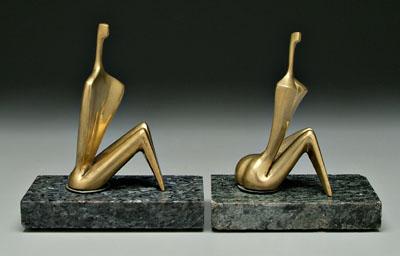 Pair Itzik Benshalom sculptures 93221