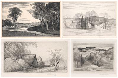 Four Thomas W Nason engravings 93247