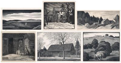 Six Thomas W Nason engravings 93248