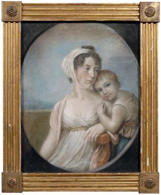 Early 19th century pastel portrait  93288