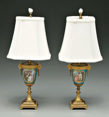 Pair of S egrave vres urns hand 9328e
