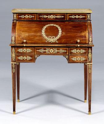 Fine Louis XVI style cylinder desk,