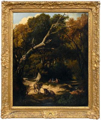 Jean-Thomas Tuite painting, woodland