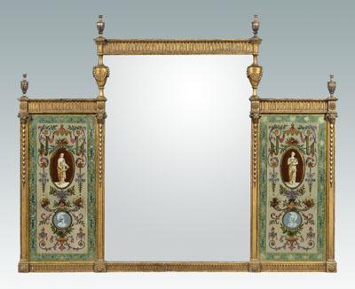 Adam style eglomis eacute overmantel 9329f